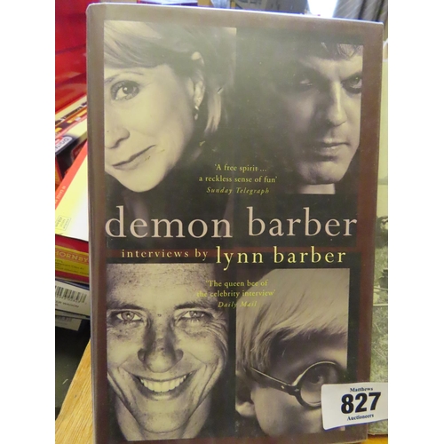 827 - Demon Barber Interviews by Lynn Barber and Four Other Volumes