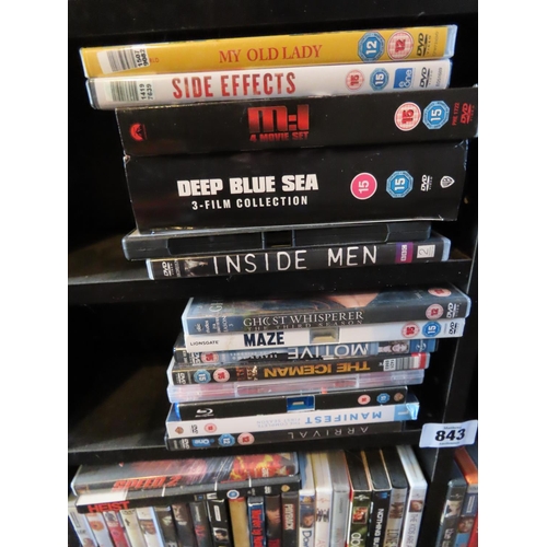 843 - Further Quantity of DVDs Including Box Sets