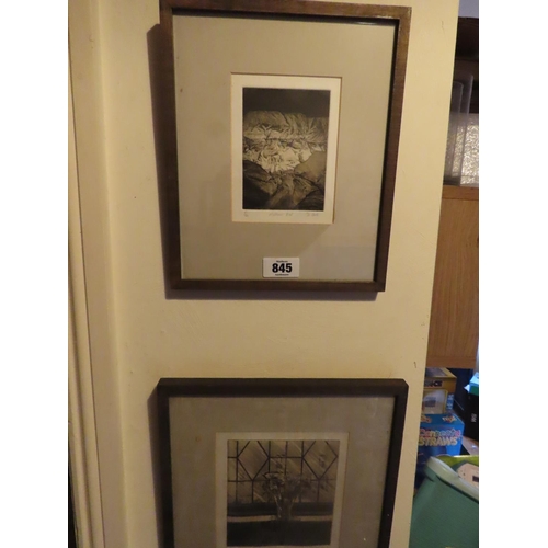 845 - Three Limited Edition Signed etchings by D. Cook Largest Approximately 18 Inches x 14 Inches