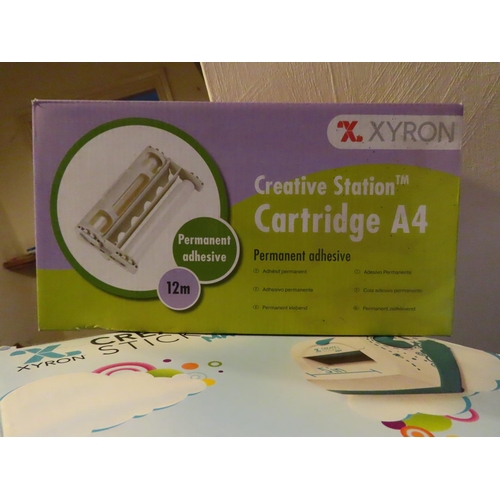 846 - Box Containing Xyron Creative Station and Three Spare Cartridges,  etc.