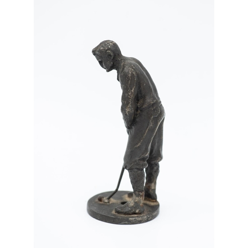 862 - Bronze Golfing Figure Approximately 2 Inches High