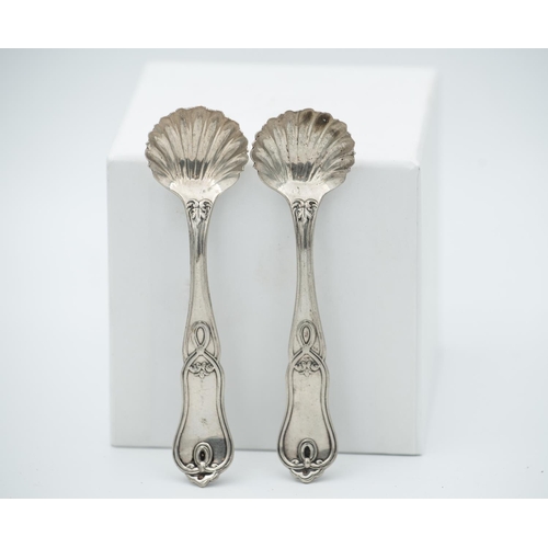 887 - Pair of Silver Mustard Spoons