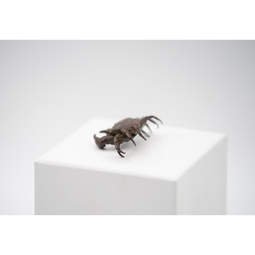 926 - Japanese Bronze Crab Figure