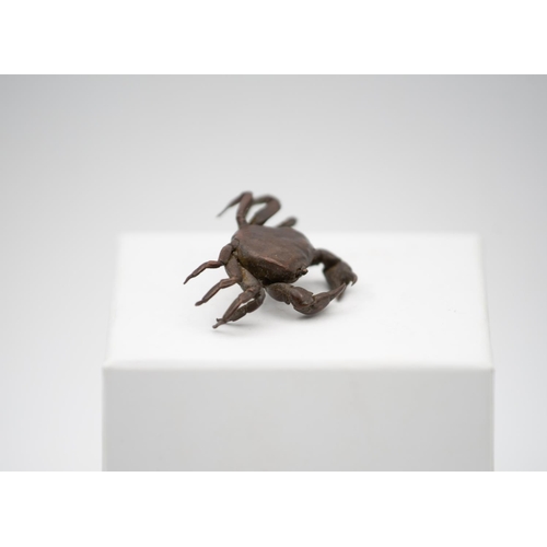 926 - Japanese Bronze Crab Figure