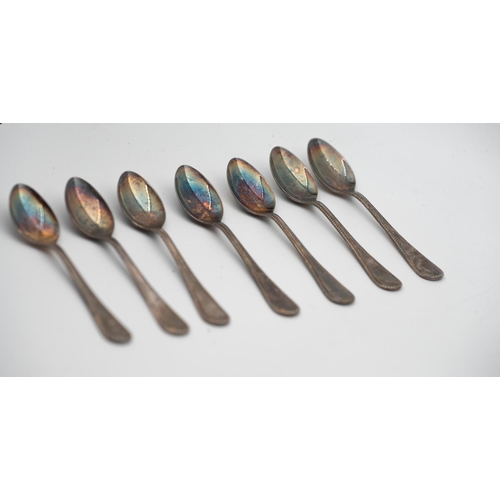 939 - Set of Six Silver Spoons and Another