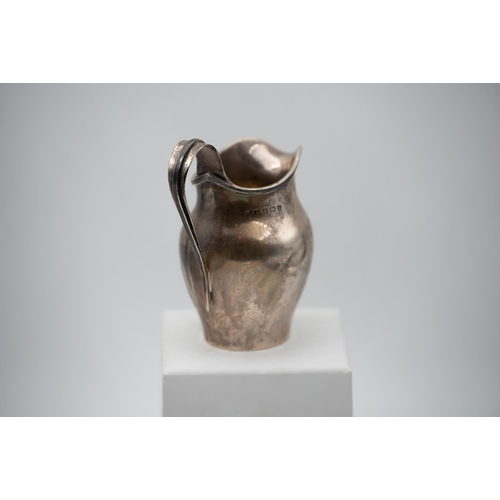 944 - Silver Cream Jug Shaped Form