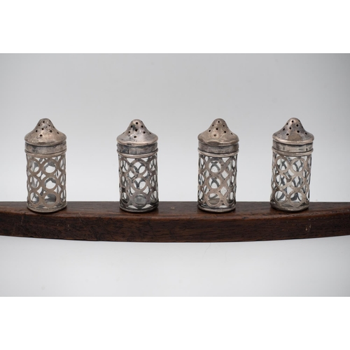 954 - Set of Four Silver Salt and Peppers