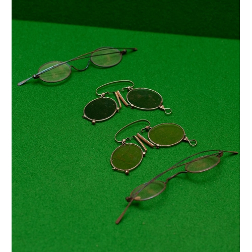 967 - Eight Pairs Old Victorian Spectacles