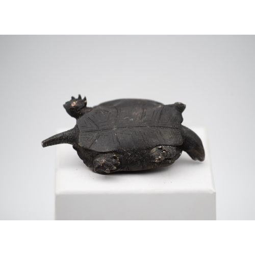 972 - Bronze Turtle Figure