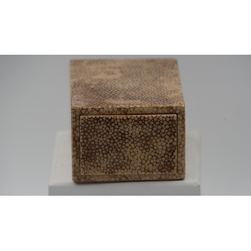 987 - Shagreen Art Decco Desk Box