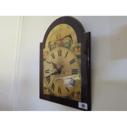 10 - Vintage Wall Clock Approximately 18 Inches Tall