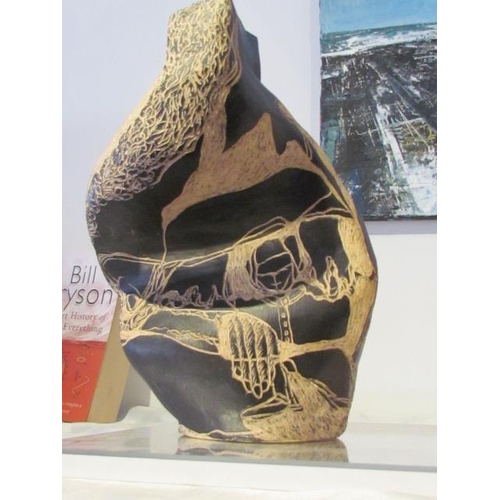 533 - Ceramic by David MacDermott Depicting Roman Scenes 35cm x 20cm