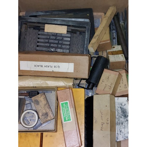 282 - Vintage Adana Printer and Large Quantity of Printing Type etc.