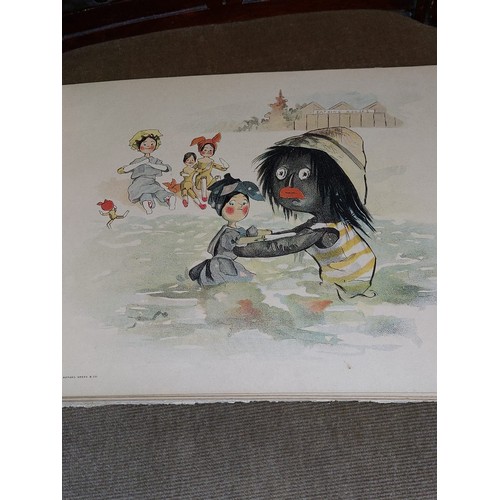 294 - The Golliwogg's at the Seaside by Florence K. Upton 1898 First Edition Complete, Inner Hinge Split