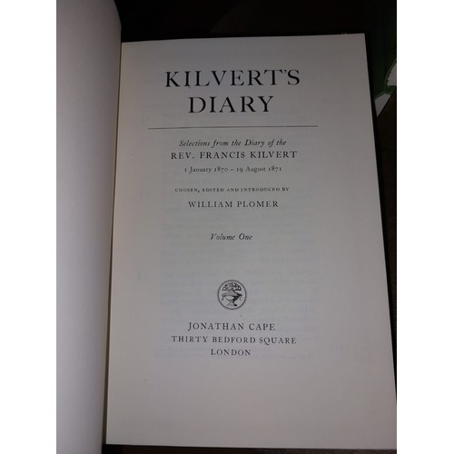 297 - The Kilvert Diaries, The Folio Society 1977, Three Volumes in Original Slipcase