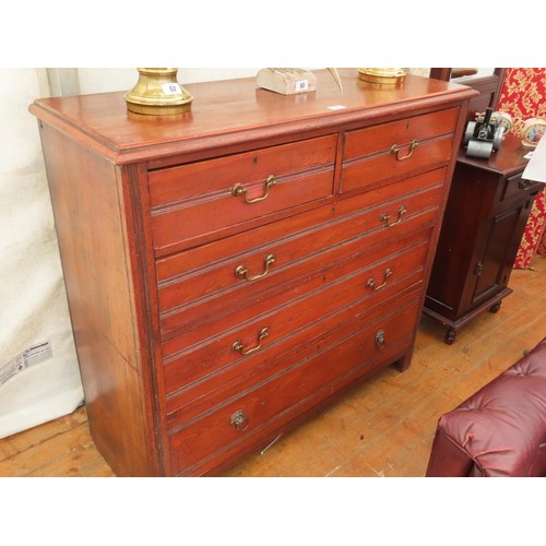 2745 - Antique Mahogany Chest of Two Short Three Long Drawers