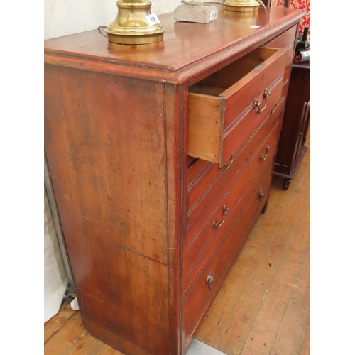 2745 - Antique Mahogany Chest of Two Short Three Long Drawers