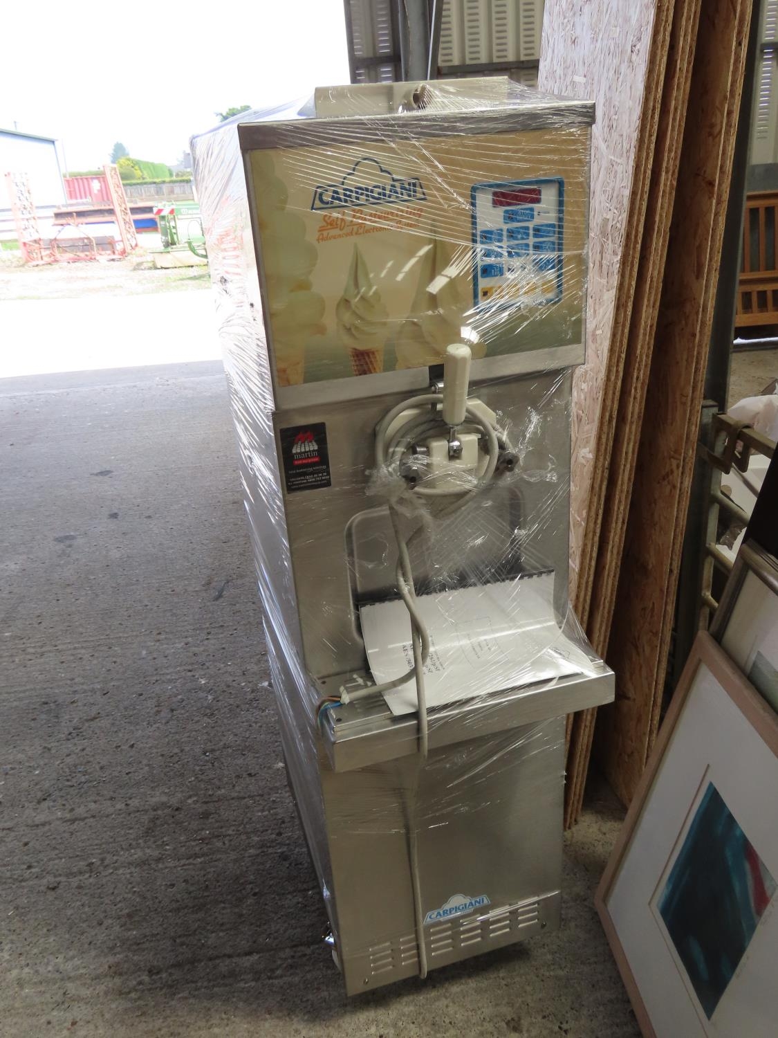 self pasteurizing ice cream machine
