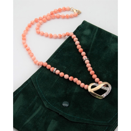 68 - Ladies Coral Bead Necklace 70 Coral Beads Each Approximately 6.2mm in Size Strong Knotted to 9 Carat... 