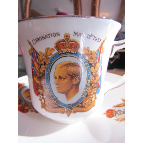 765 - Commemorative Edward VIII Cup and Saucer Cancelled Coronation Abdicated 1937