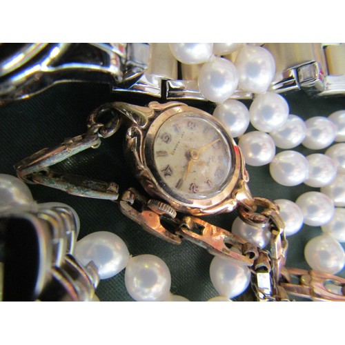 769 - Four Ladies Watches Costume Pearls, etc. Quantity as Photographed