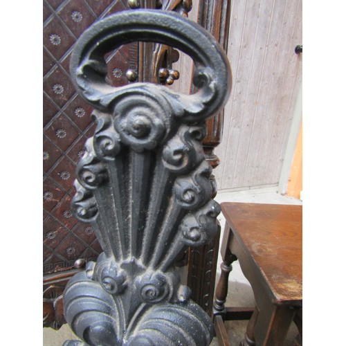 789 - Antique Cast Iron Door Stop 12 Inches High Approximately