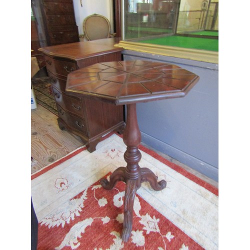 798 - Victorian Mahogany Occasional Table Turned Colm Support Approximately 16 Inches Diameter 27 Inches H... 