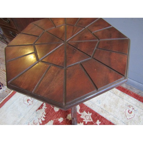 798 - Victorian Mahogany Occasional Table Turned Colm Support Approximately 16 Inches Diameter 27 Inches H... 