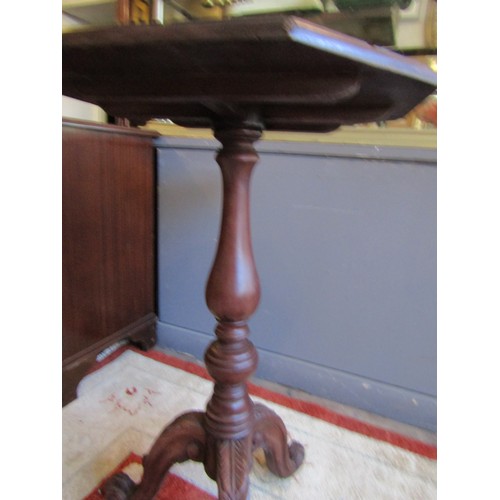 798 - Victorian Mahogany Occasional Table Turned Colm Support Approximately 16 Inches Diameter 27 Inches H... 