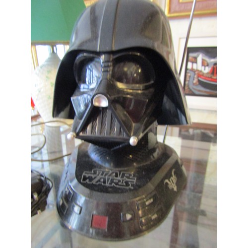 801 - Star Wars Theme Electric Radio Overall Good Condition 12 Inches High Approximately Complete with Lea... 