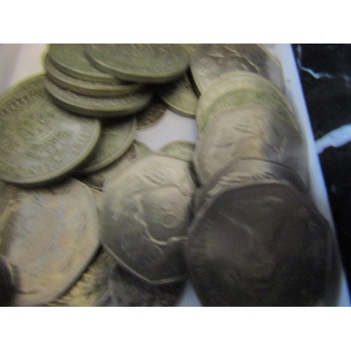 809 - Collection of Various Old Silver Coins Quantity as Photographed