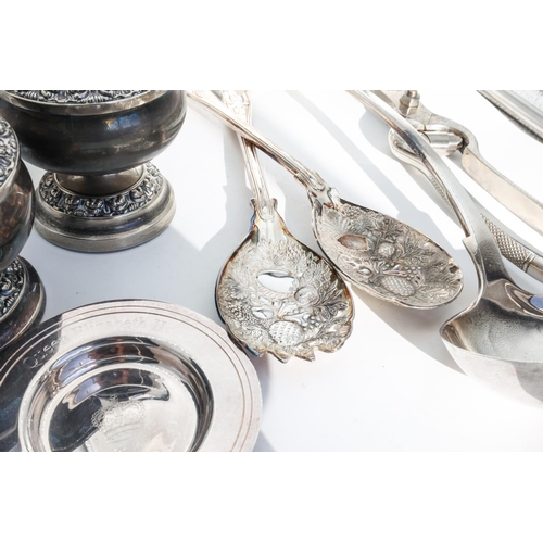 246 - Collection of Various Silver Plate Including Berry Spoons and Sauceboat with Ladle etc Quantity As P... 