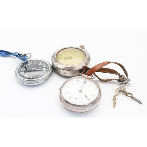 247 - Three Various Pocket Watches Including Waltham