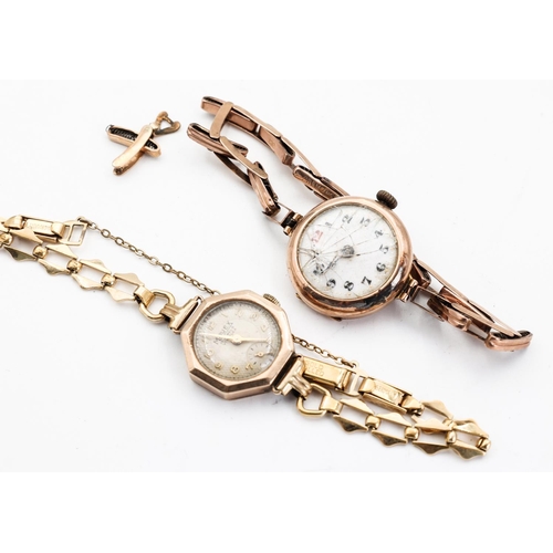 267 - Two Ladies Wristwatches One Rose Gold