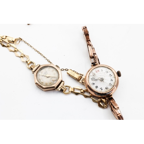 267 - Two Ladies Wristwatches One Rose Gold