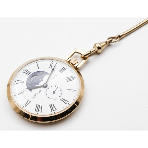 Sekonda quartz pocket online watch