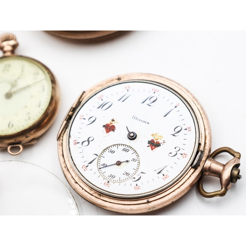 298 - Various Pocket Watches Quantity As Photographed