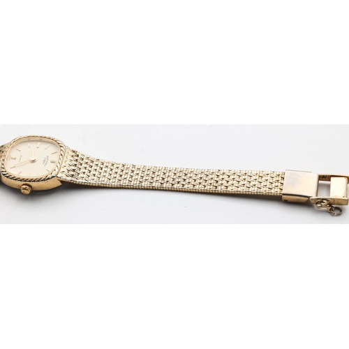 310 - Gold Filled Ladies Rotary Wristwatch with Articulated Bracelet