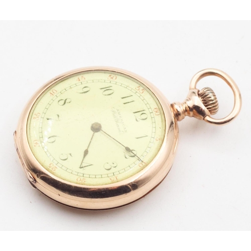 443 - 14 Carat Yellow Gold Cased American Watch Company Fob Watch