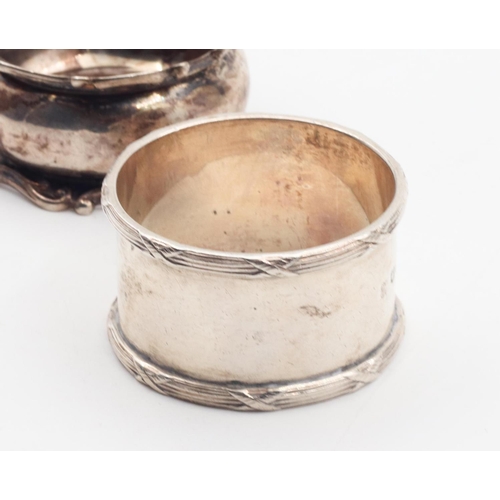 483 - Two Antique Silver Napkin Rings