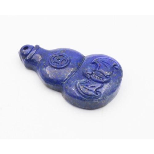 484 - Lapis Lazuli Gourd Form Pendant