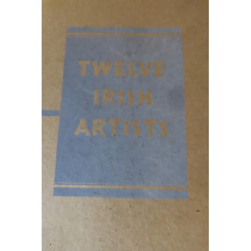 528 - Antiquarian Volume Twelve Irish Artists Victor Waddington Publications Large Folio Format Complete w... 