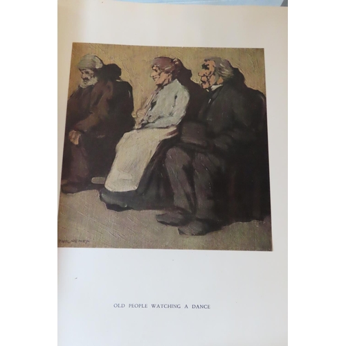 528 - Antiquarian Volume Twelve Irish Artists Victor Waddington Publications Large Folio Format Complete w... 