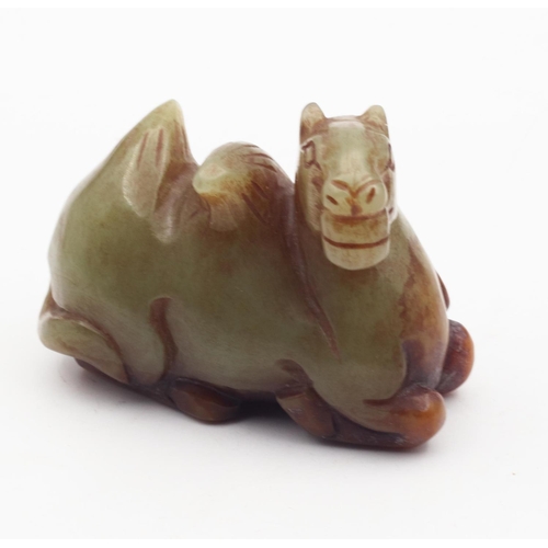 563 - Carved Jade Figure of Camel Persian