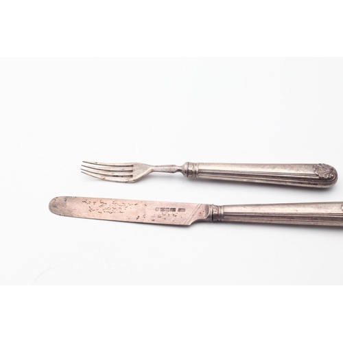 597 - Silver Knife and Fork