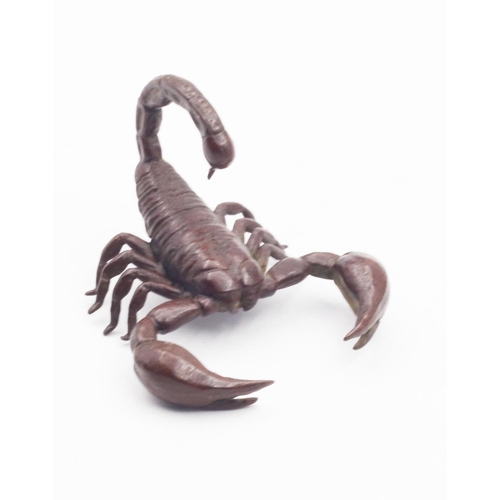 632 - Bronze Scorpion Figure