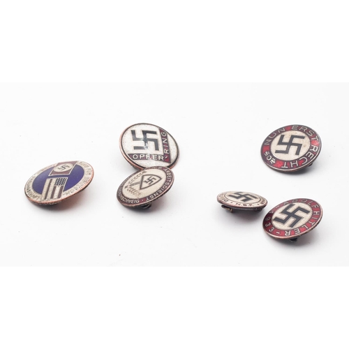 653 - Six German Military Buttons