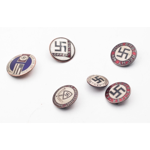 653 - Six German Military Buttons