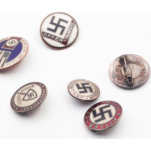 653 - Six German Military Buttons