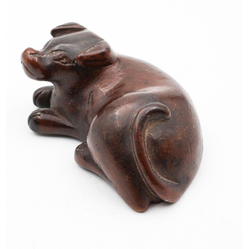 665 - Carved Netsuke Oxen